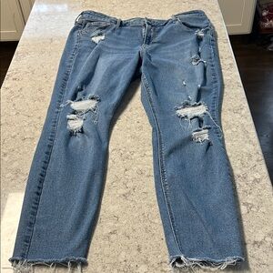 Old Navy Ripped Skinny‎ Jeans in Classic Blue